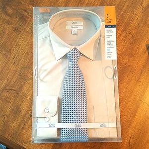 🆕️ Croft & Barrow Men's Shirt & Tie box set Small